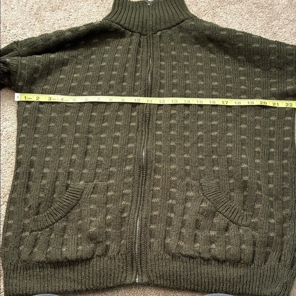 Olive Green Alpaca Sweater